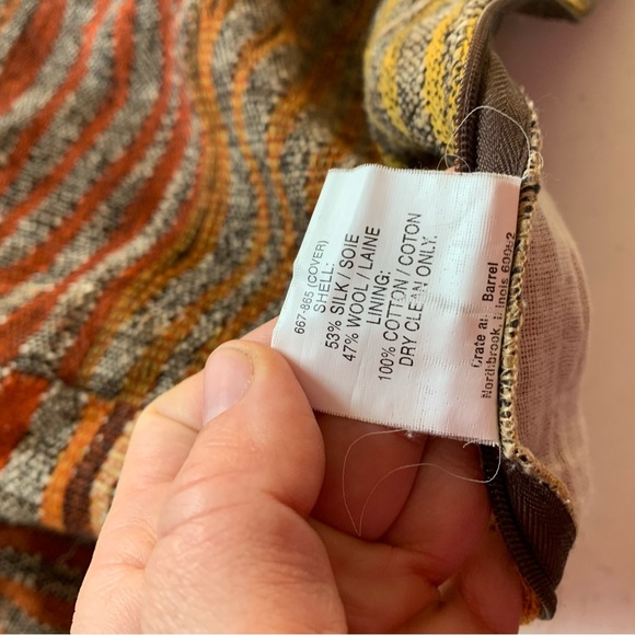 Crate&Barrel Silk&Wool cover pillow sham - Picture 5 of 6